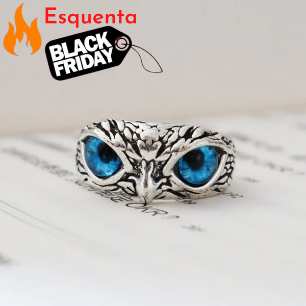 Anillo Talismán Ojo de Búho - Calienta el Black Friday