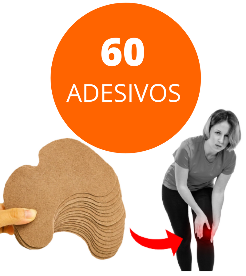 Parche anestésico para la rodilla: indoloro