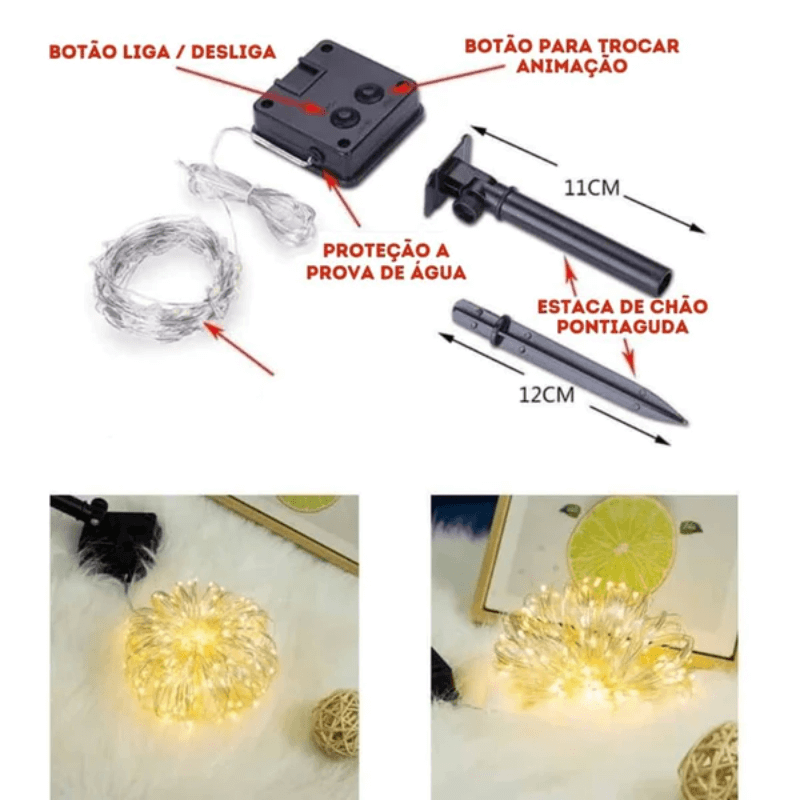 Intermitente Christmas Solar™ - 8 modos de iluminación (BLACK FRIDAY HEATER)