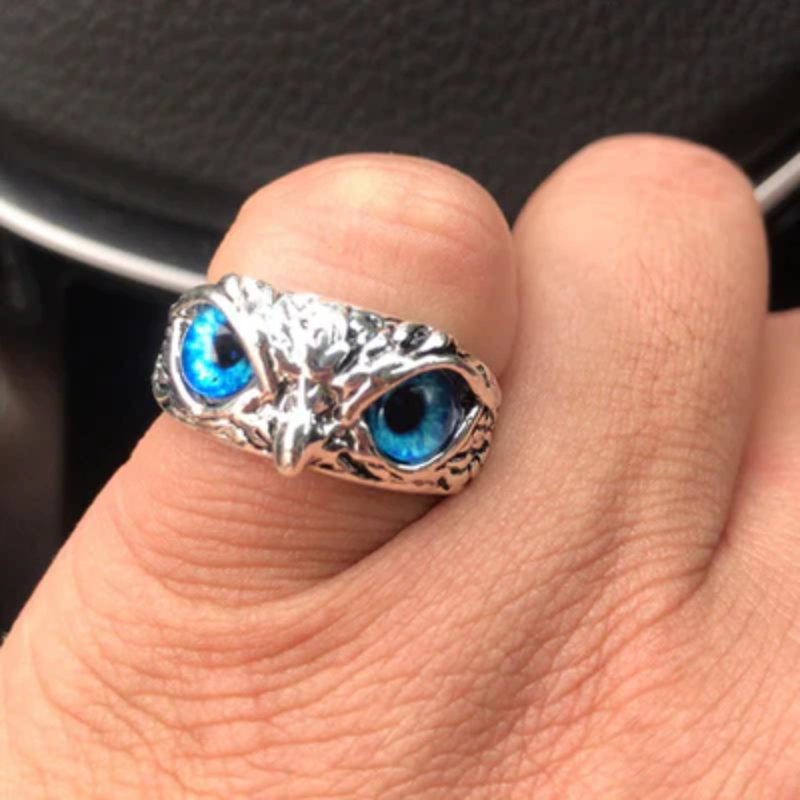 Anillo Talismán Ojo de Búho - Calienta el Black Friday