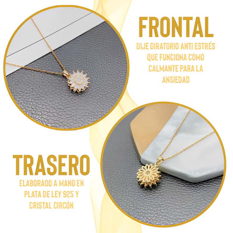 Collar de Girasol Giratorio